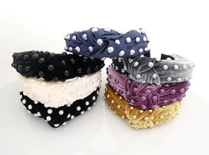 veryshine.com hairband/headband densely embellished pearl headband