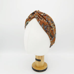 veryshine.com hairband/headband flower print cross headband twist turban hairband