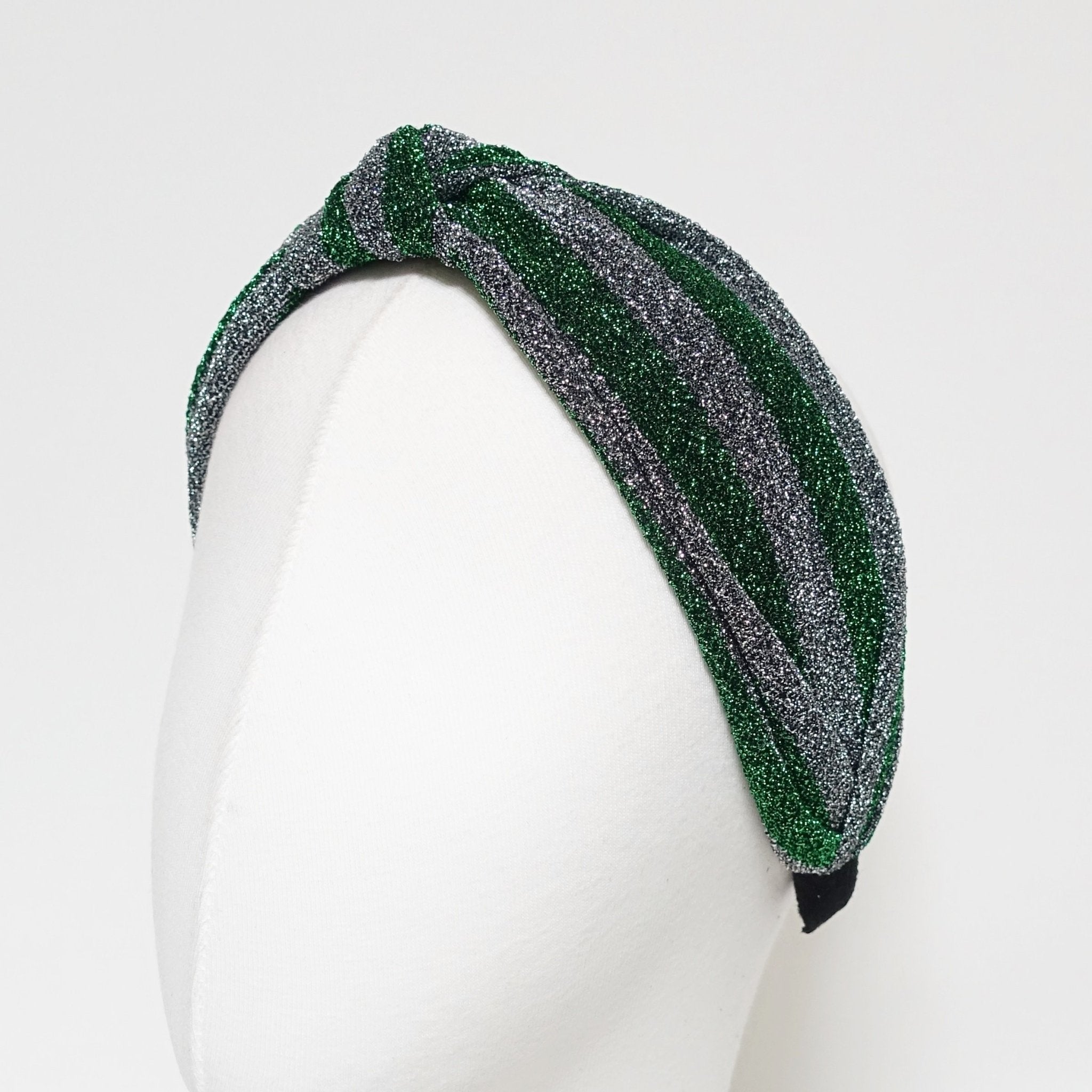 veryshine.com hairband/headband glittering stripe front knot headband vivid stylish fashion hairband