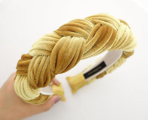 braided headband velvet 