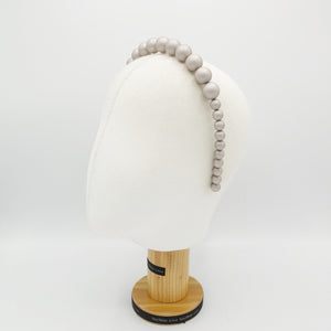 veryshine.com hairband/headband graduated pearl headband dyed non-glossy ball wire hairband women hair accessory