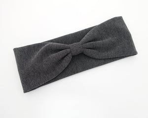veryshine.com hairband/headband Gray waffle fabric headband front pleat non-elastic span fashion hairband for women