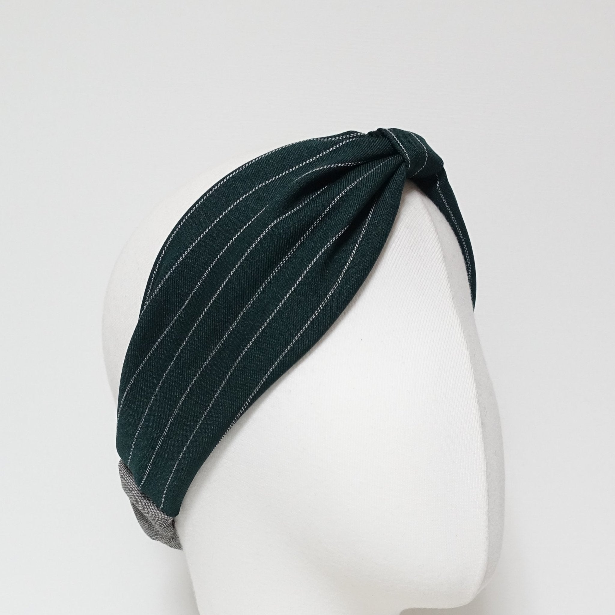 veryshine.com hairband/headband Green stripe pattern fashion headband suit style fabric headwrap women hair accessory