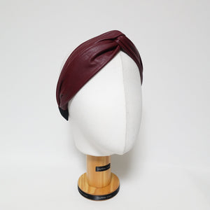 veryshine.com hairband/headband leather cross headband classic stylish twist fashion hairband women headwrap hair accessory