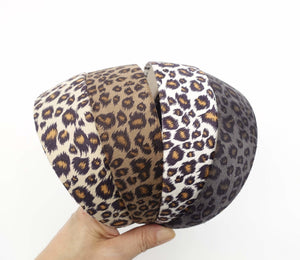 veryshine.com hairband/headband leopard print suede fabric hairband medium fashion animal print headband women hair accessory