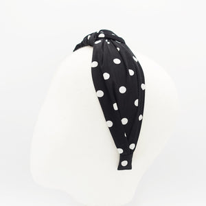 veryshine.com hairband/headband polka dot print knotted headband