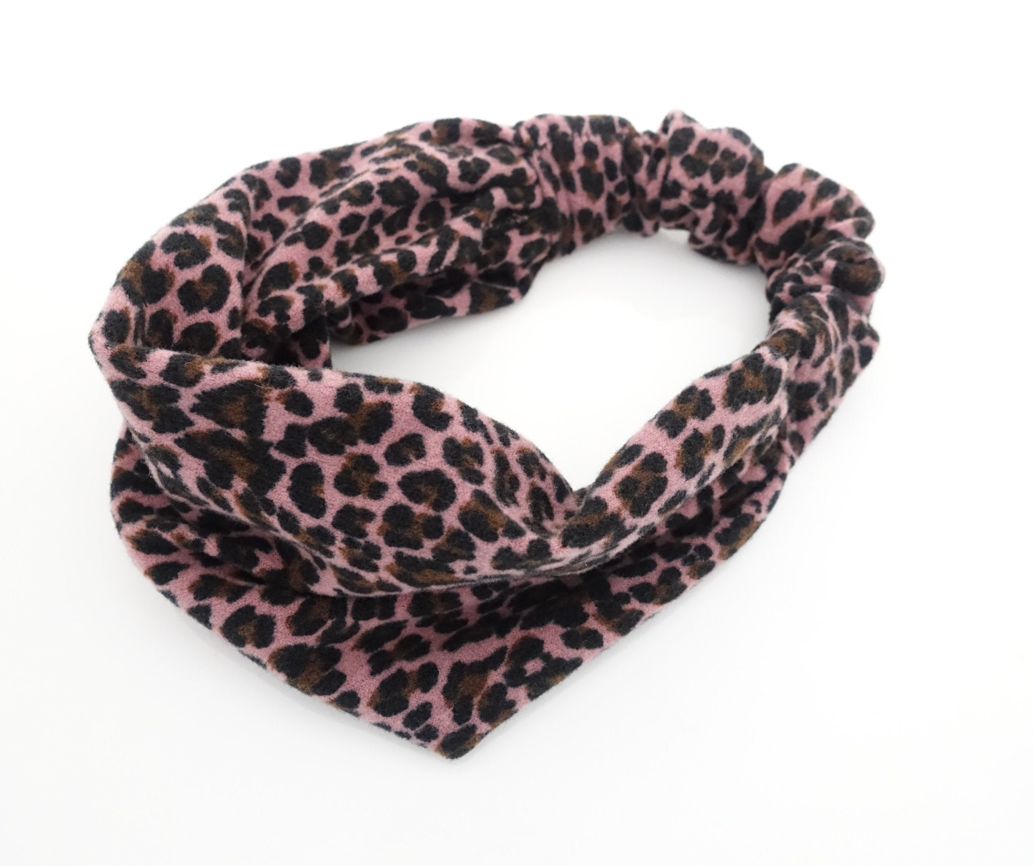 veryshine.com hairband/headband Purple pink leopard print headwrap fashion headband for women