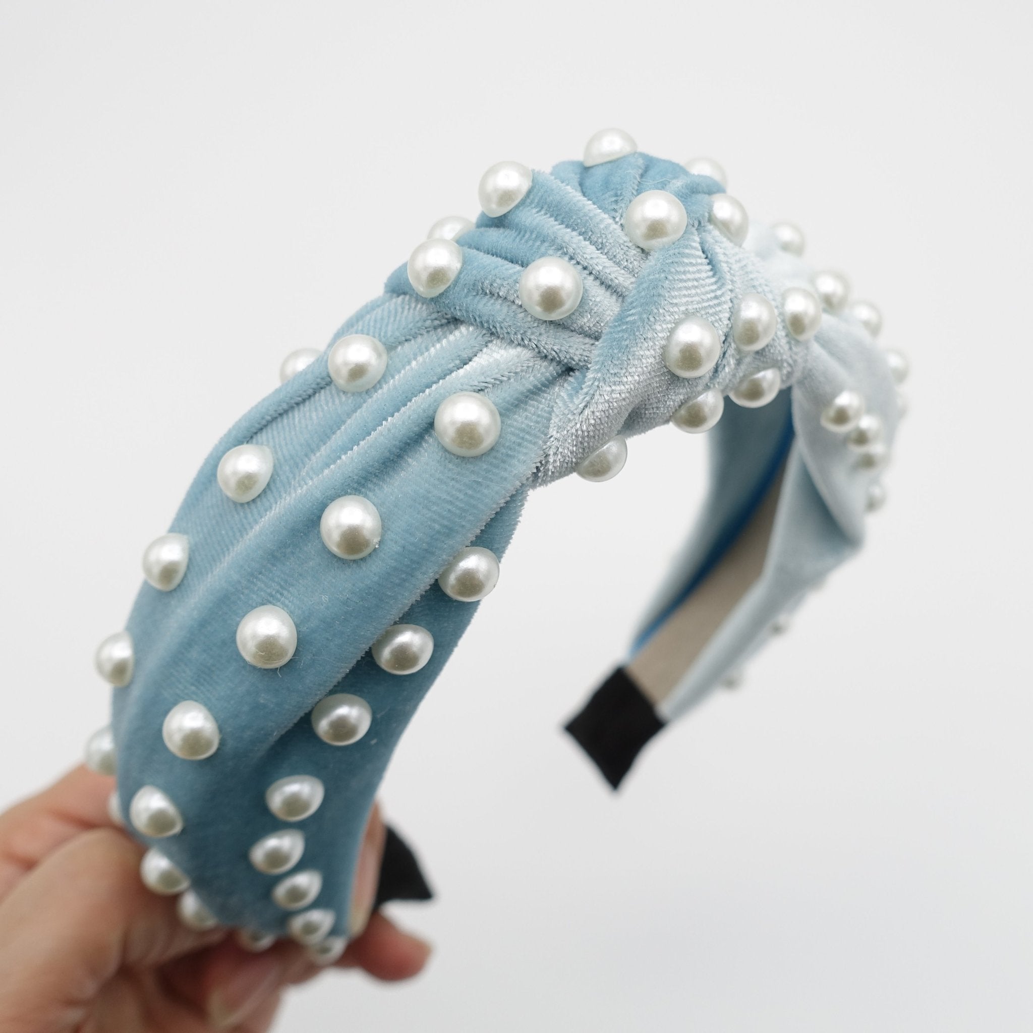 veryshine.com hairband/headband Sky densely embellished pearl headband
