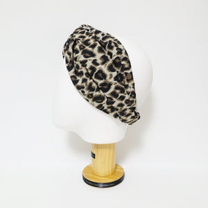 veryshine.com hairband/headband soft leopard print fashion hair turban women trendy headband