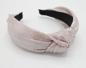 veryshine.com hairband/headband super glossy fabric knotted headband shiny knotted hairband women hair accessory