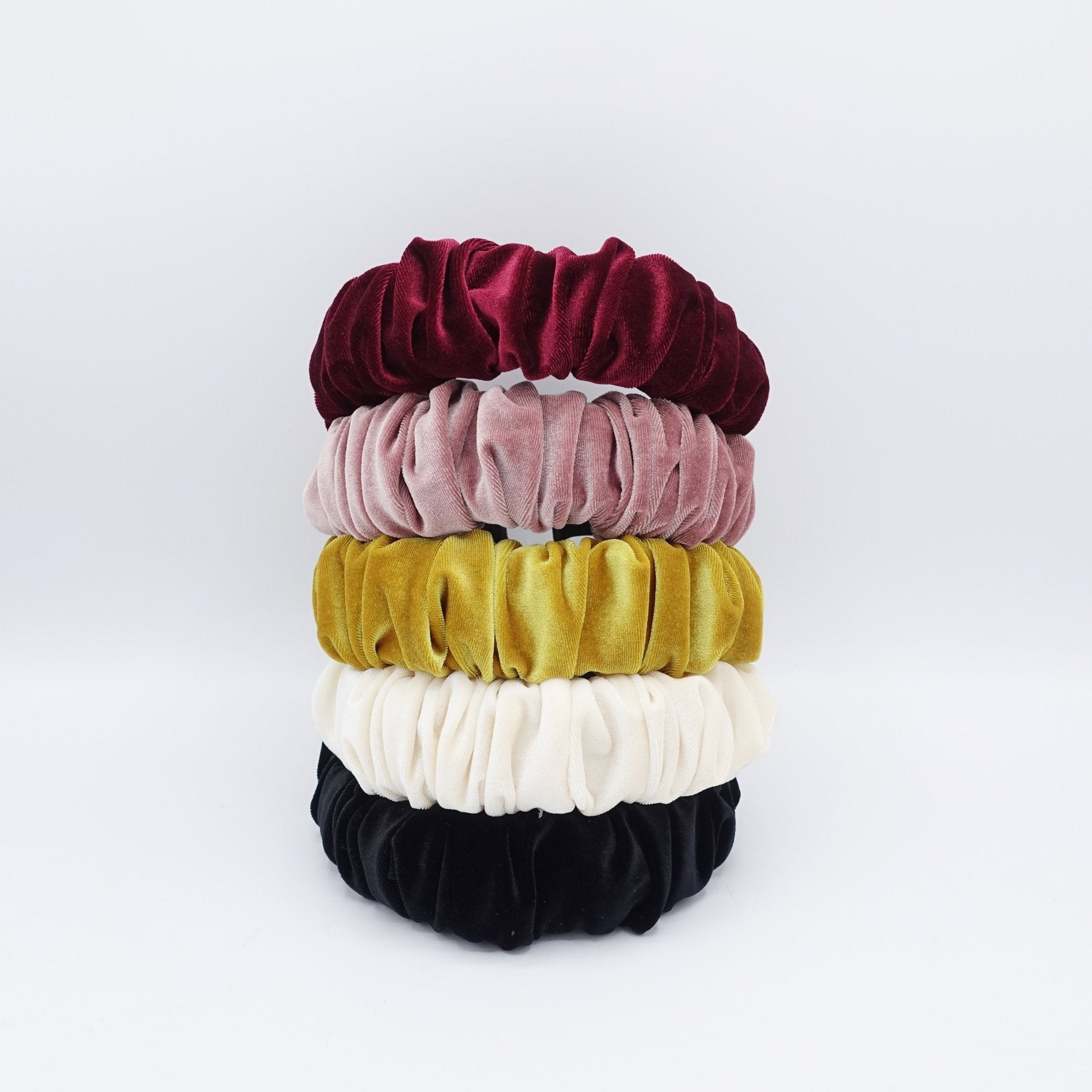 veryshine.com hairband/headband velvet padded and pleated headband stylish hairband hair accessory for women