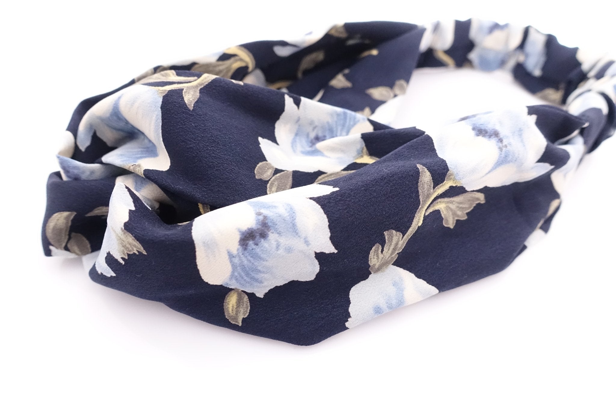 veryshine.com hairband/headband wild flower blossom print headband front cross twist hairband women hair accessories