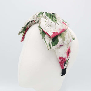 veryshine.com Headband big floral double layered bow headband big bow hairband hair accessory for women