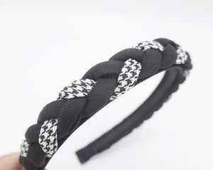 fabric braided headband