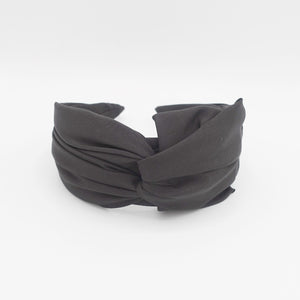 veryshine.com Headband Black cross headband asymmetric hairband for women