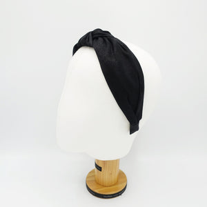 veryshine.com Headband Black flat knot headband headband processed suede fabric  hairband women hair accessory