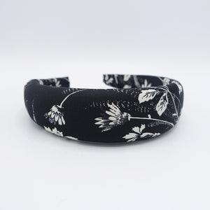 black floral headbands for women 