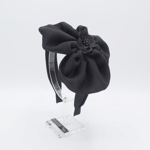 veryshine.com Headband Black flower petal headband