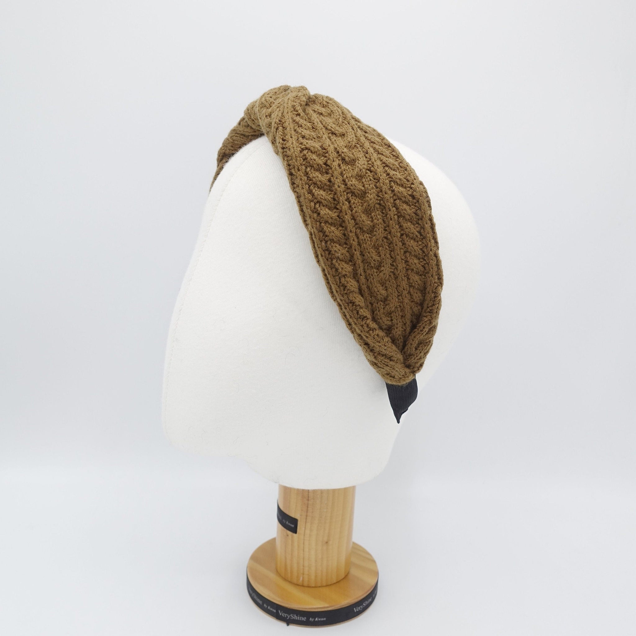 veryshine.com Headband cable knit headband twist Winter hairband women hair accessory for women