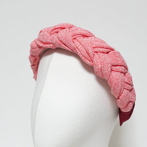 veryshine.com Headband chunky braided headband stylish women plaited hairband