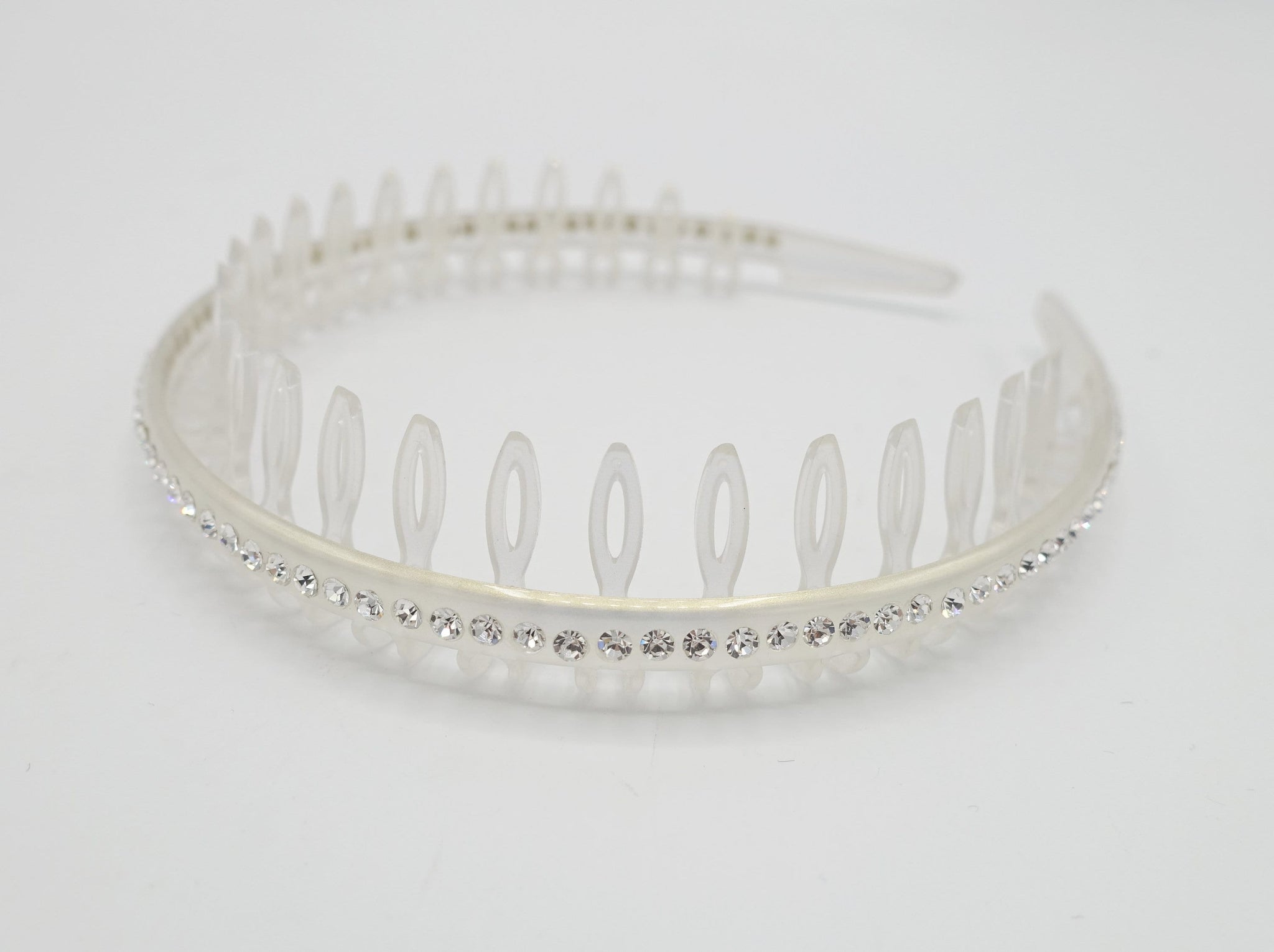 veryshine.com Headband Clear rhinestone headband tooth comb hairband for women