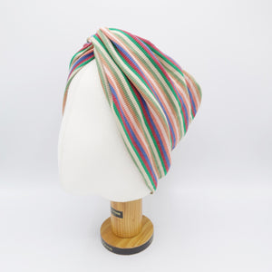 veryshine.com Headband colorful stripe turban headband