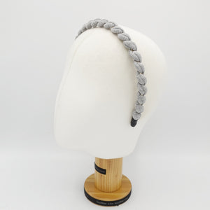 veryshine.com Headband cotton spiral wrap headband thin hairband women hair accessory