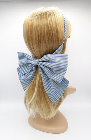 veryshine.com Headband denim hair bow, denim headband, bowheadband for women