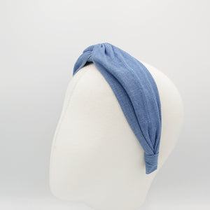 veryshine.com Headband denim twisted headband cross casual cotton hairband women hair accessory