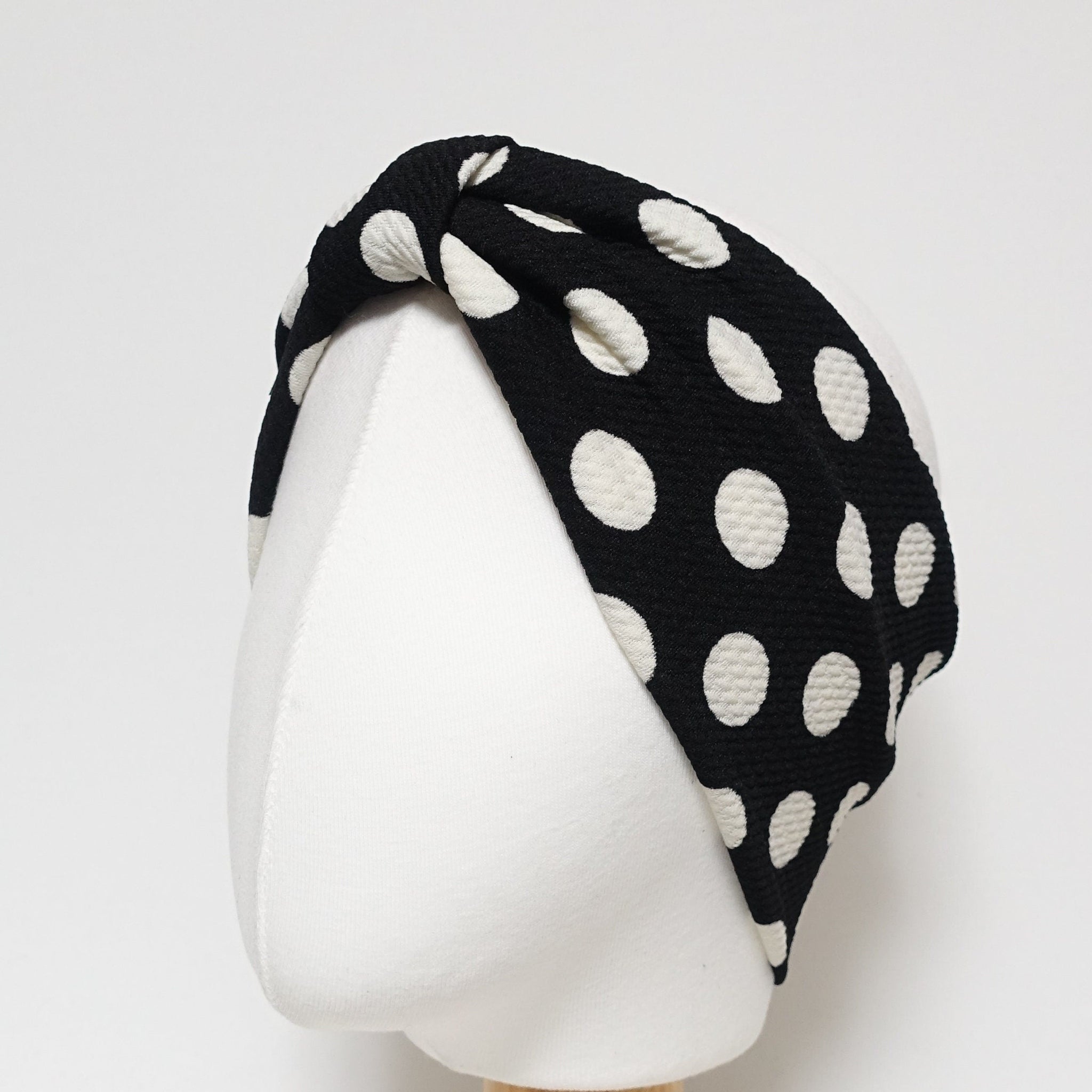 veryshine.com Headband dot span headband casual woman knot hairband headwrap accessory