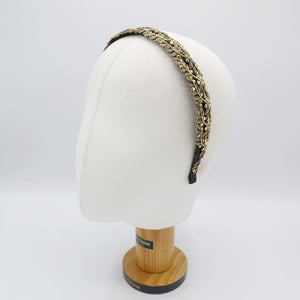 veryshine.com Headband double branch headband laurel leaves metal thin headband hair accessory for women