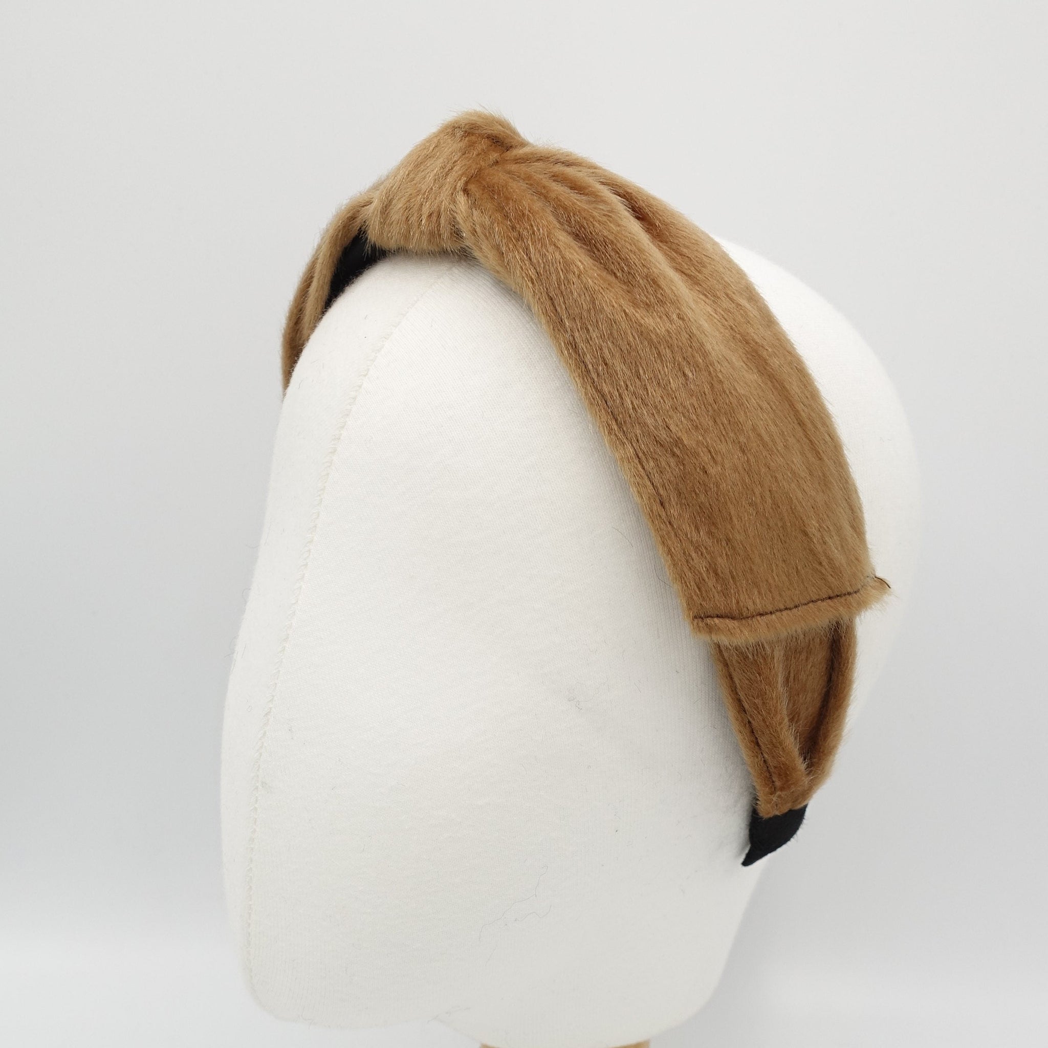 veryshine.com Headband fabric fur bow tie headband women hairband