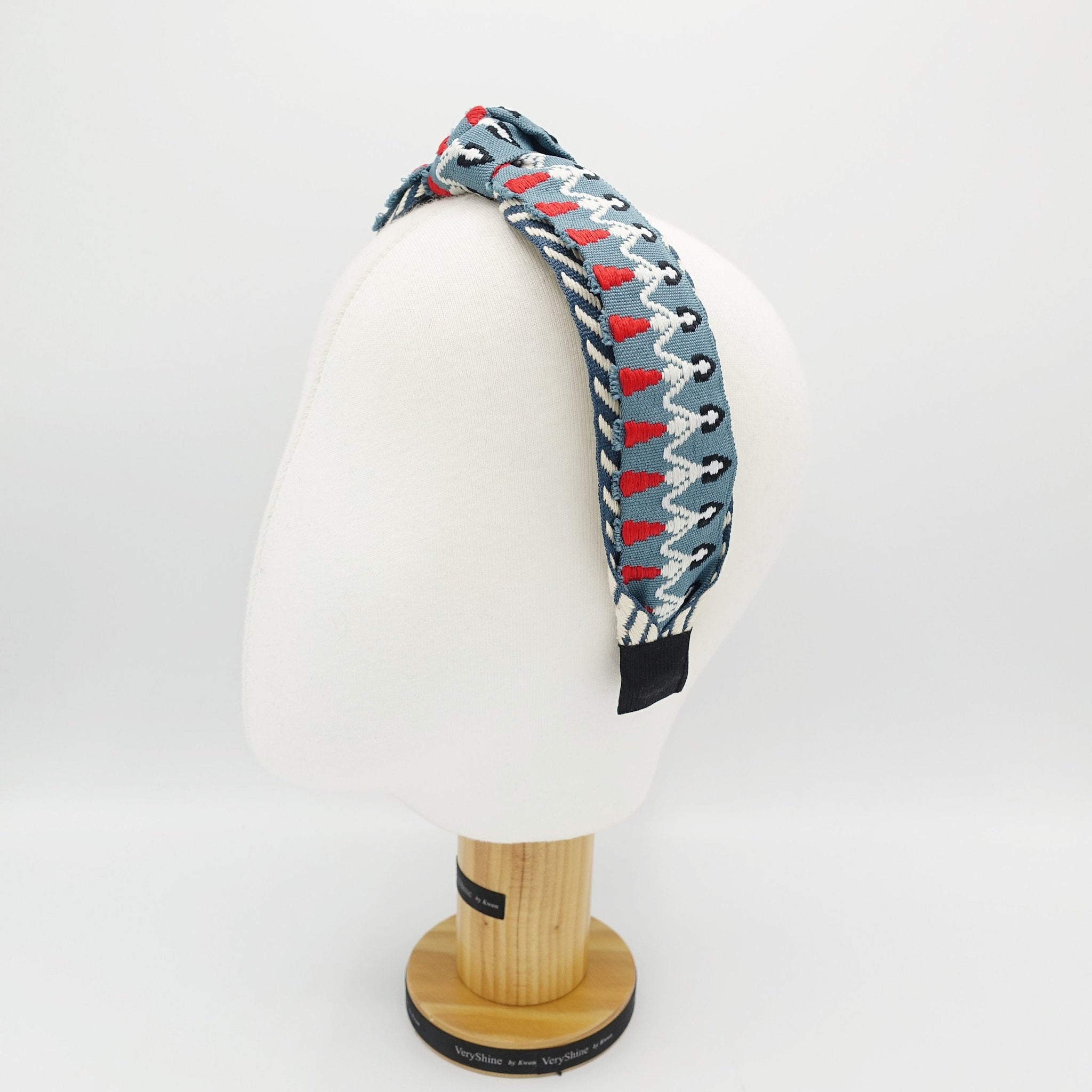 veryshine.com Headband Festa tassel girl embroidery headband herringbone layered knot hairband