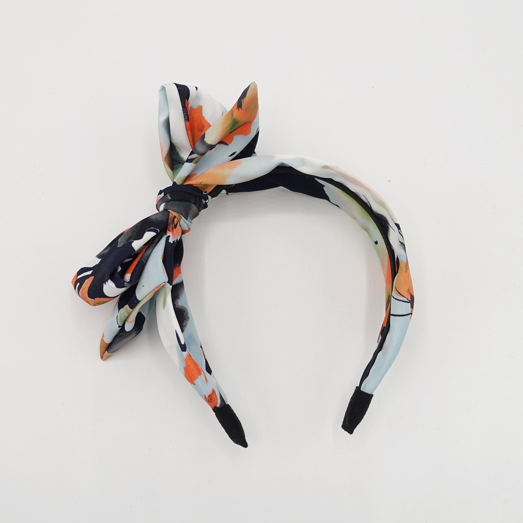 veryshine.com Headband floral abstract bow knot headband watercolor painting pattern colorful hairband