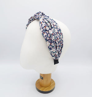 veryshine.com Headband floral knot headband, blossom print headband, top knot headband for women
