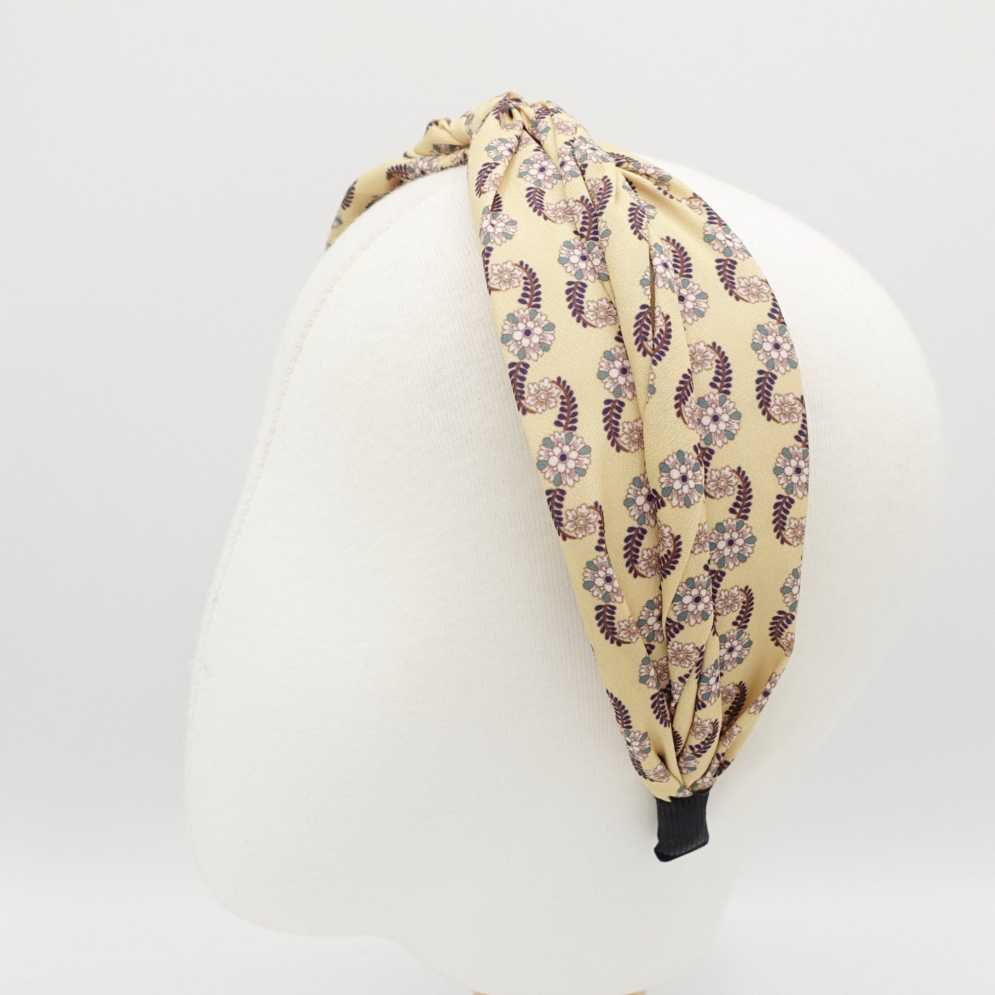 veryshine.com Headband floral paisley print twist headband fashion headband for women