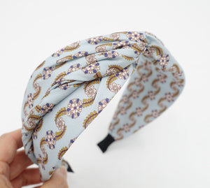 veryshine.com Headband floral paisley print twist headband fashion headband for women