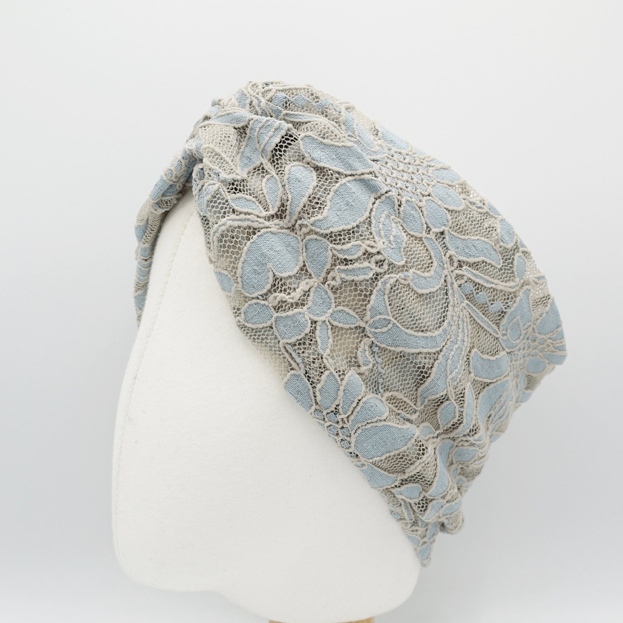 veryshine.com Headband flower lace span headband floral turban headwrap for women
