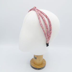 veryshine.com Headband flower petal triple strand headband wired thin hairband floral women hair accessory