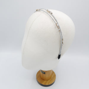 veryshine.com Headband glitter double thin headband