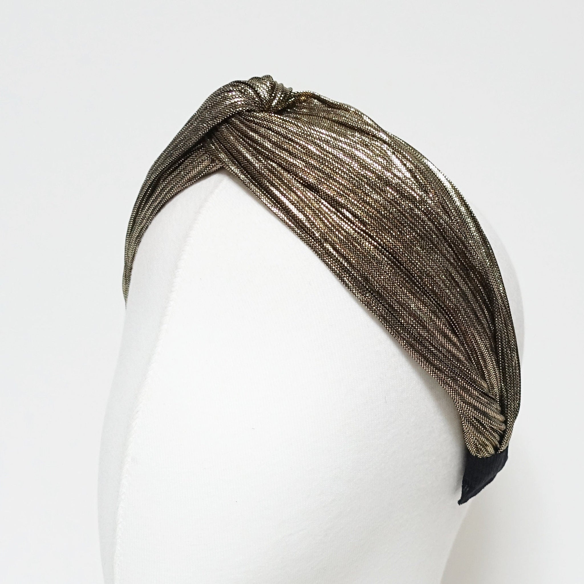 veryshine.com Headband glittering pleated cross headband stylish woman hairband accessory