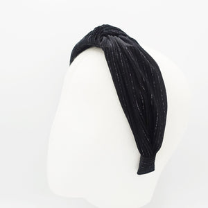 veryshine.com Headband glittering stripe velvet headband women Fall Winter women hairband