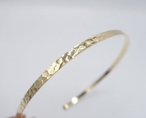 veryshine.com Headband Gold metal thin headband, metal pattern headband, minimalist headband for women
