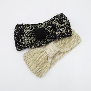 veryshine.com Headband golden glittering knit knot headband for women