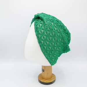 veryshine.com Headband Green floral lace turban headband, twisted hair turban, hair accessory shop for women