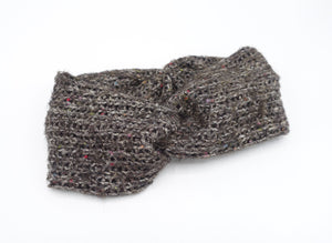 veryshine.com Headband heathered knit headband turban hair accessory Fall Winter hair accessory for women