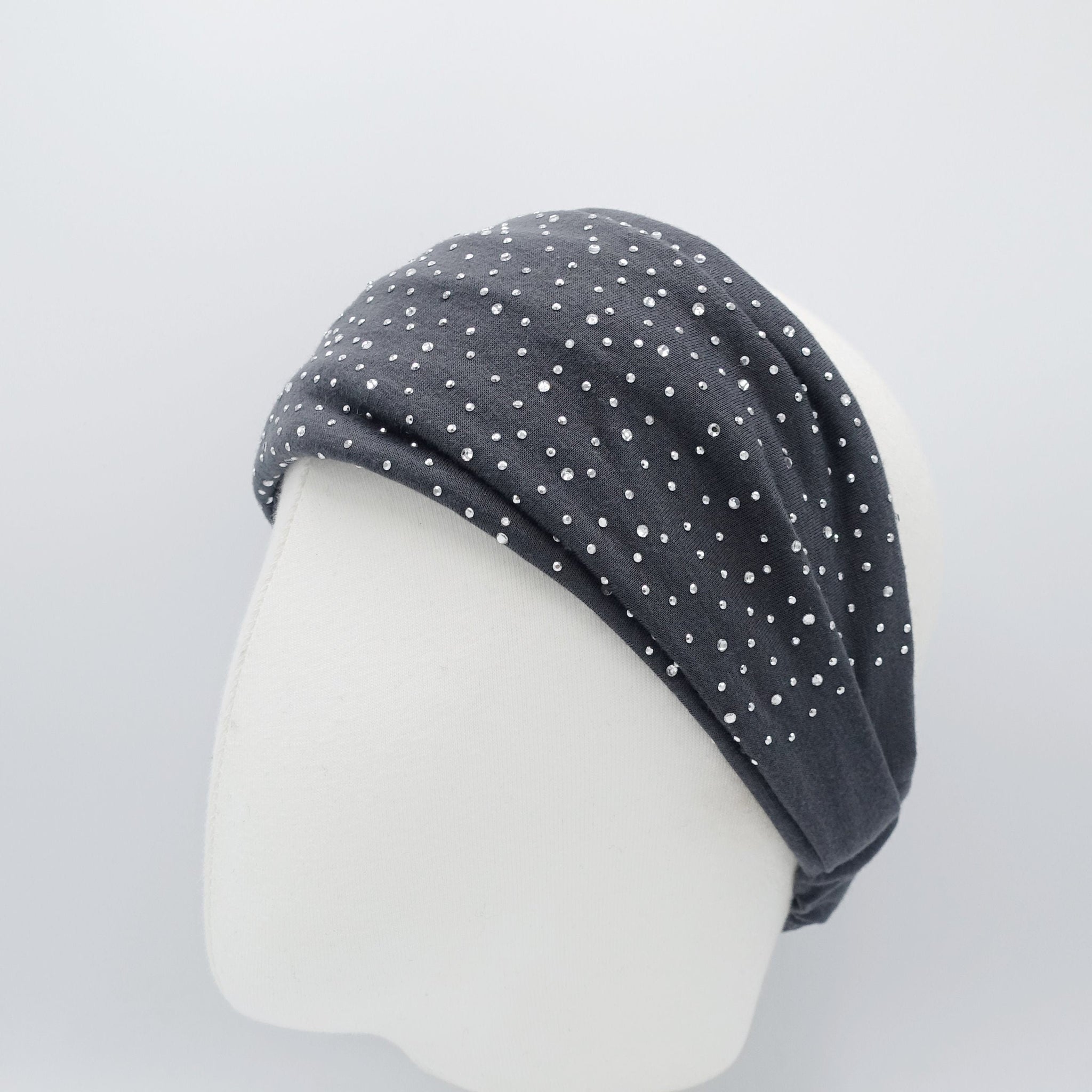 veryshine.com Headband hotfix embellished headband Cotton elastic fashion headband for women
