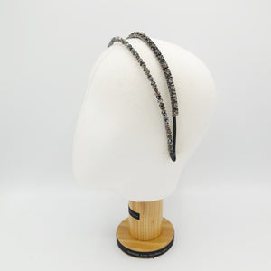 veryshine.com Headband jeweled double headband rhinestone crystal embellished hairband women hair accessory