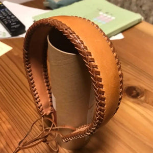 genuine leather headband 