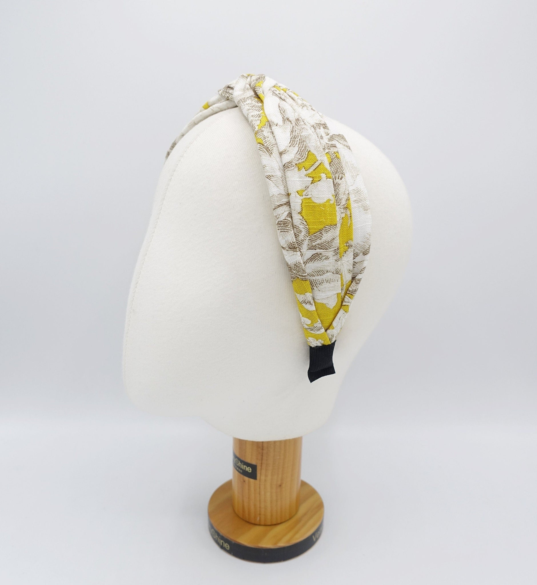 veryshine.com Headband linen headband, floral cross headband, Spring Summer headband for women